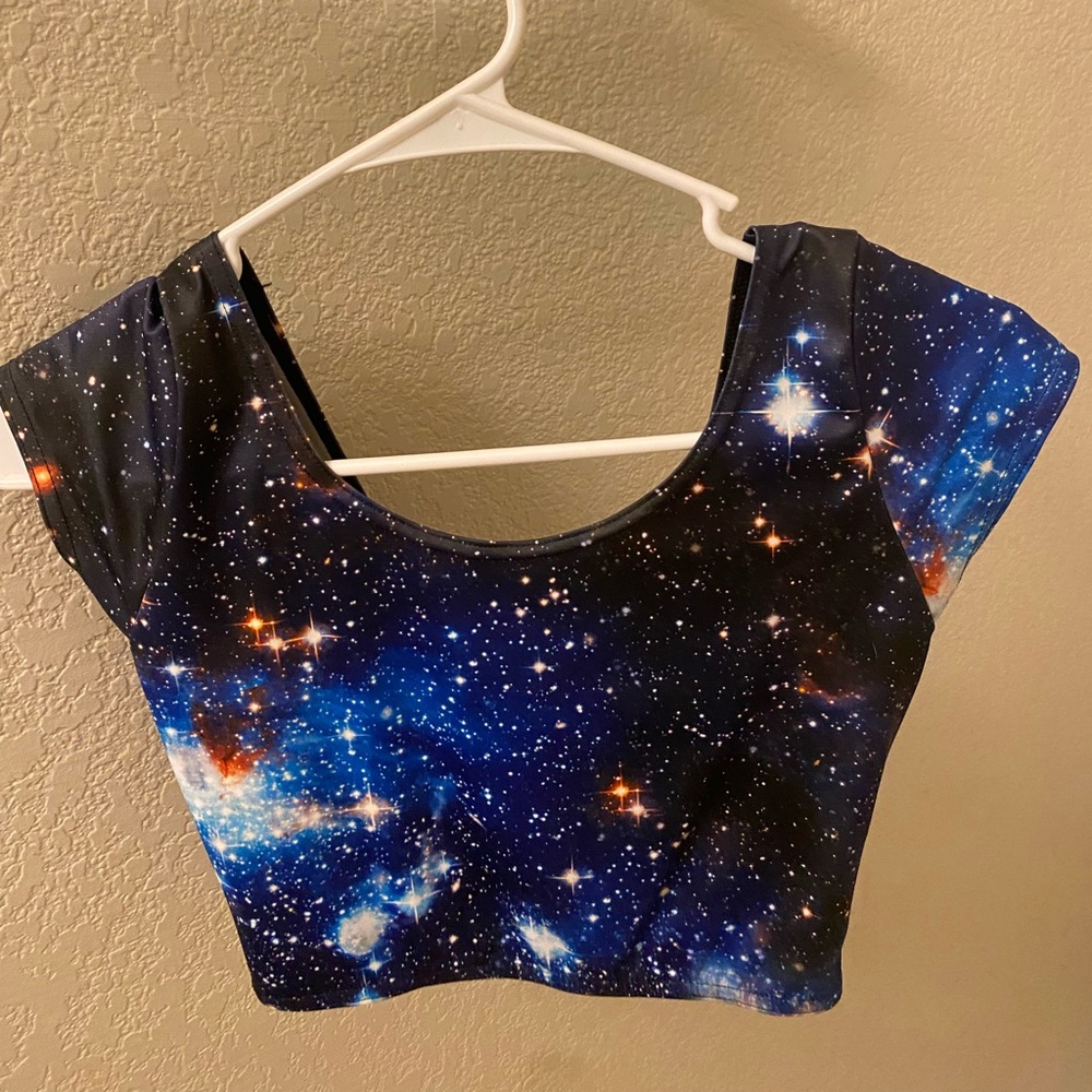 BLACKMILK GALAXY BLUE NANA SUIT TOP